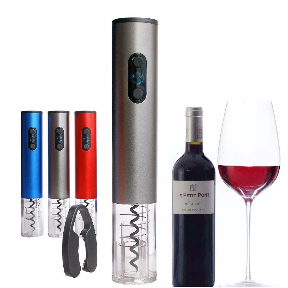 Tire-bouchon Automatique Bodum Chablis - Mécanisme Spirale Chromé, Avec Coupe-capsule Intégré